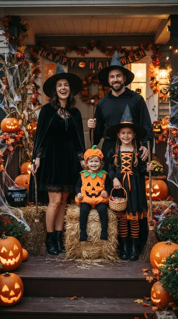 Family dressed in Halloween cost… 202609071057