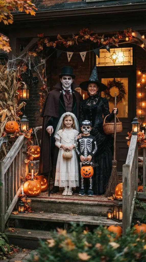 Family dressed in Victorian cost… 202609071059