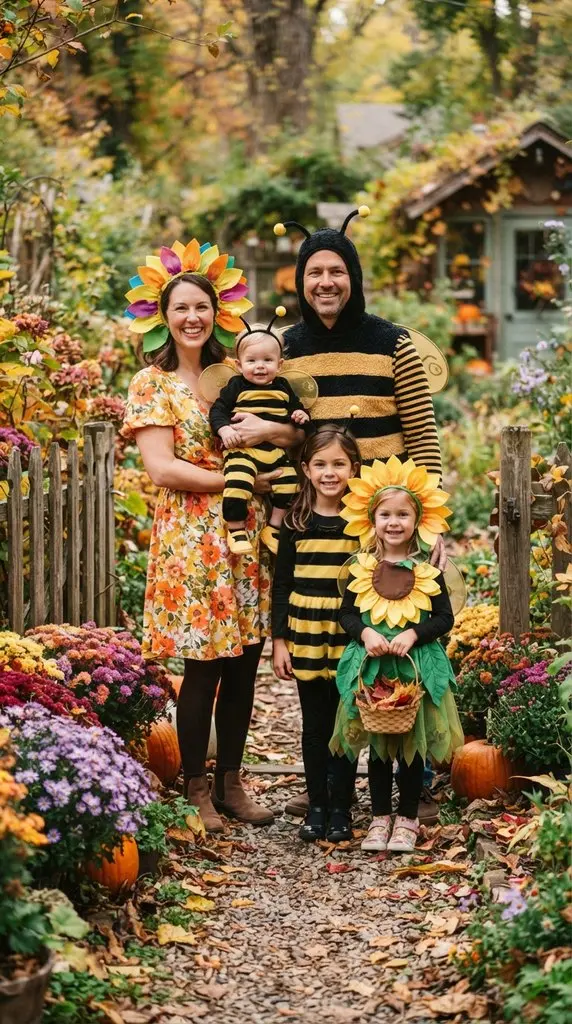 Family dressed in costumes 202609071058