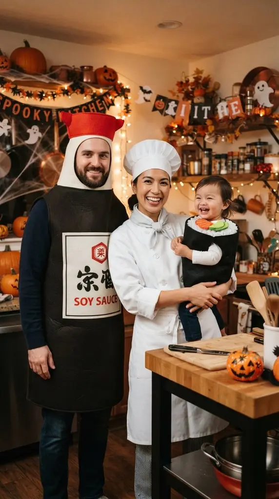 Family dressed in costumes 202609071258
