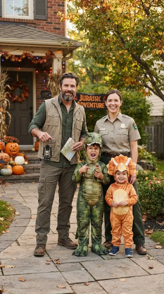 Family in dinosaur Halloween cos… 202609071258