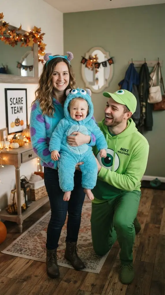 Family in monster costumes 202609071258