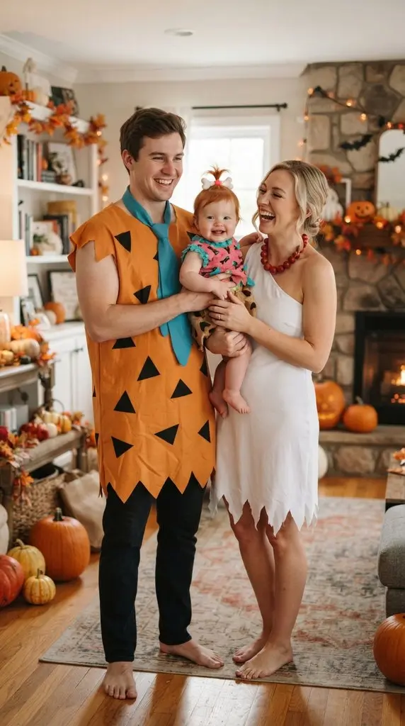 Family wearing Flintstones Hallo… 202609071259