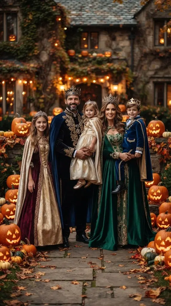 Family wearing fairytale royalty… 202609071059