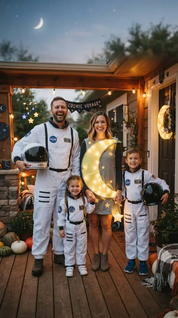 Family wearing space costumes on… 202609071059
