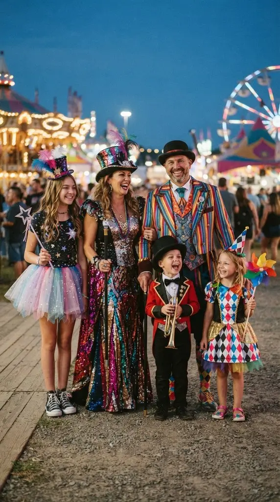 Family wearing whimsical carniva… 202609071059