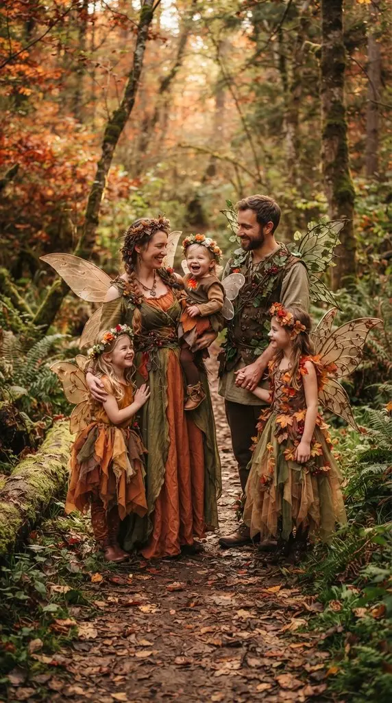 Family wearing woodland fairy co… 202609071057