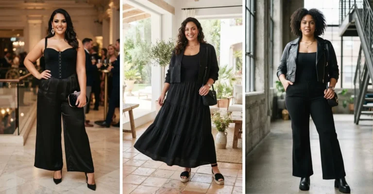 23 Plus Size All Black Outfits for Women That Look Chic, Confident & Effortless 22 23 Plus Size All Black Outfits for Women That Look Chic, Confident & Effortless