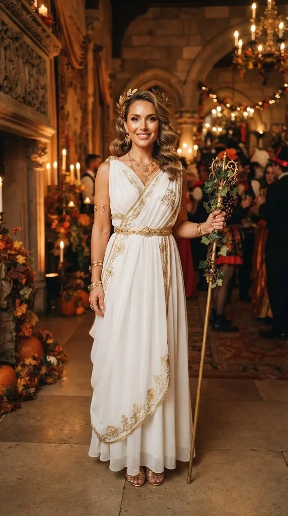 Woman dressed as Greek goddess 202609071015