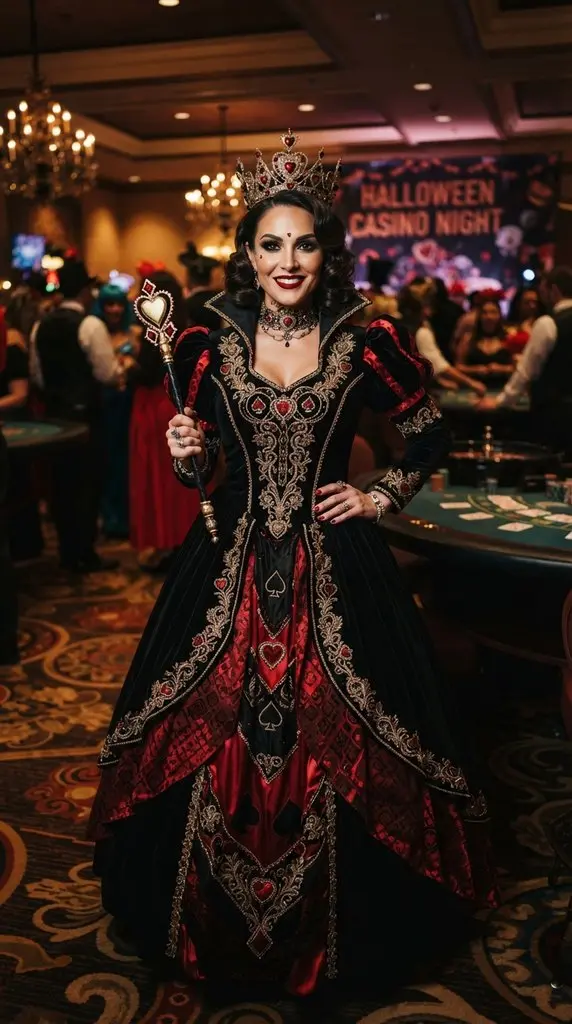 Woman dressed as queen 202609071014