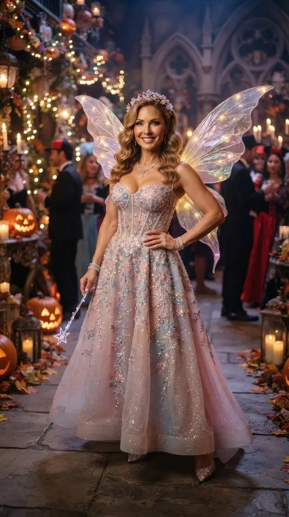 Woman posing as fairy princess 202609071014
