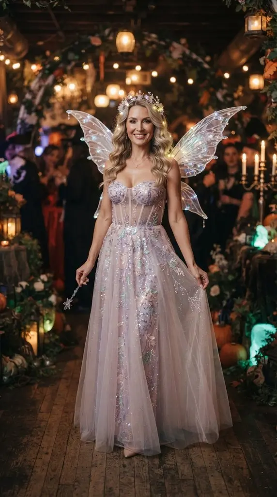 Woman posing as fairy princess 202609071015
