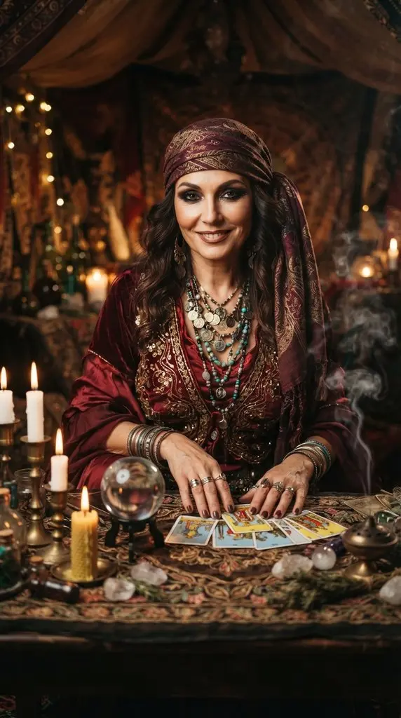 Woman posing as fortune teller 202609071015