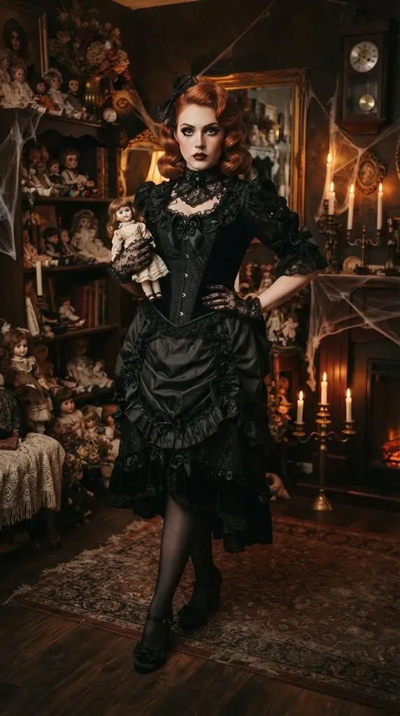 Woman posing as haunted doll 202609071014