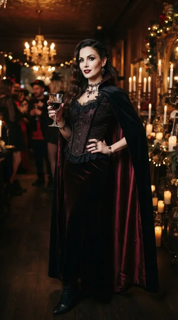Woman posing as vampire 202609071015
