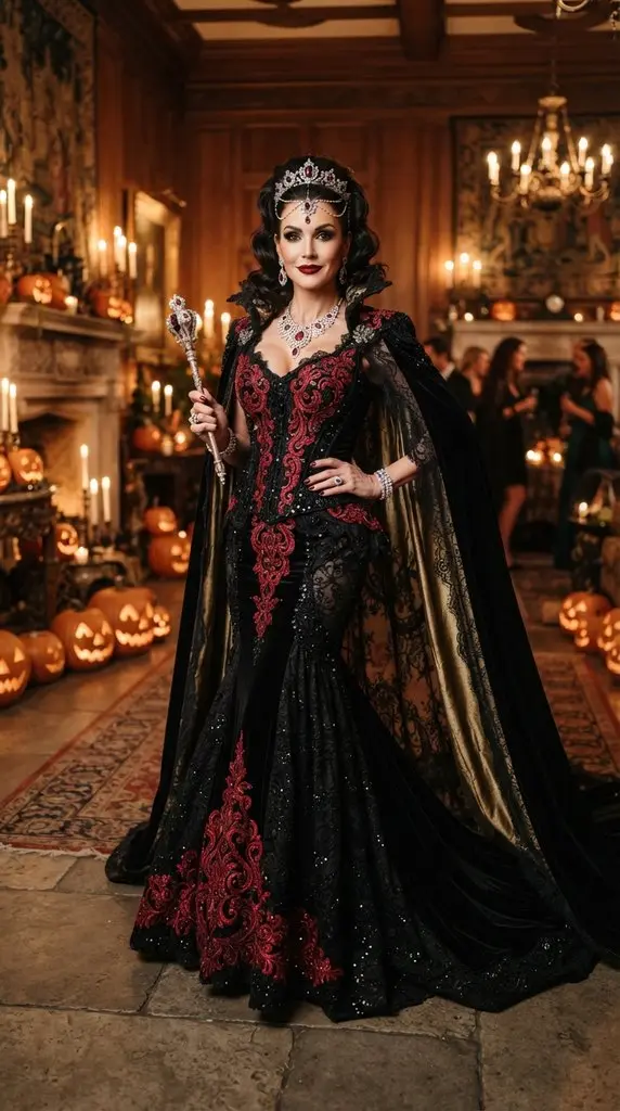 Woman posing in Halloween costume 202609071014 2