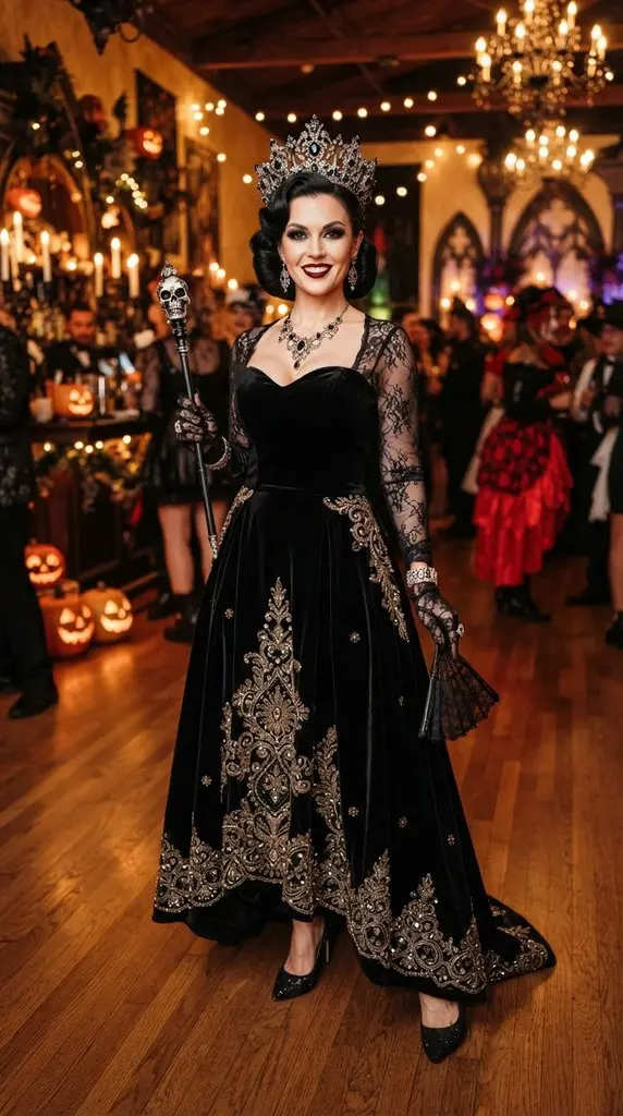 Woman posing in Halloween costume 202609071014 3