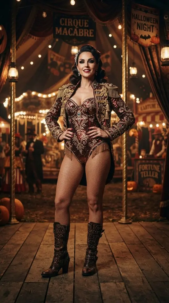 Woman posing in circus costume 202609071015