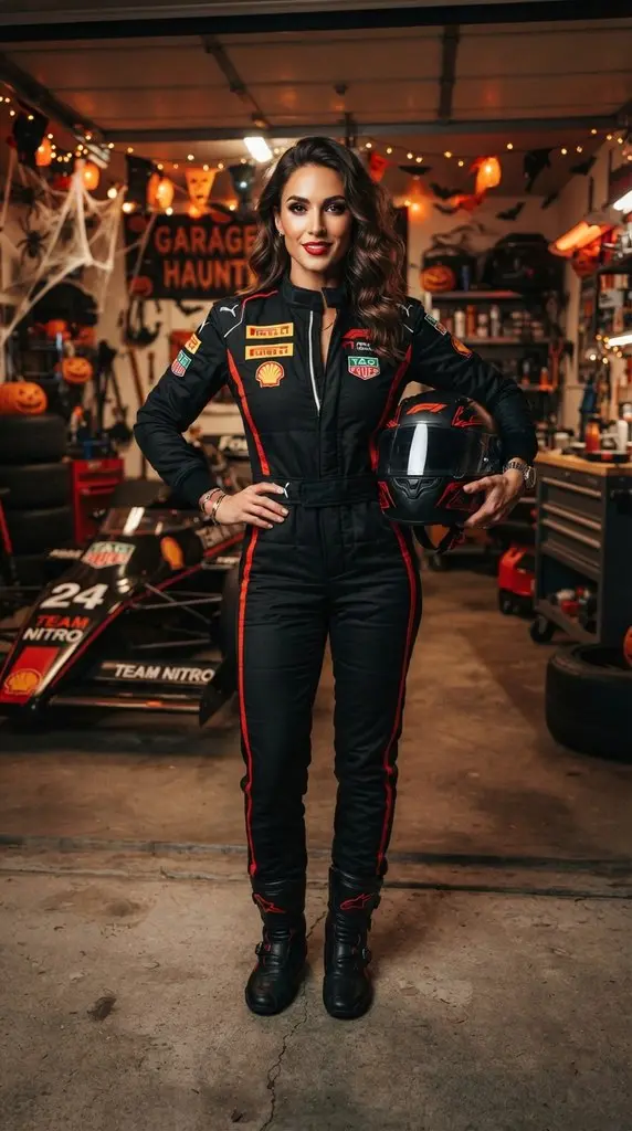Woman posing in racing outfit 202609071014