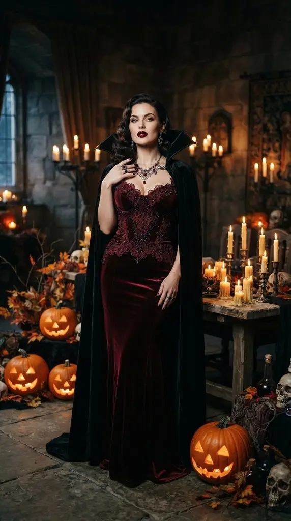 Woman posing near candles 202609071015