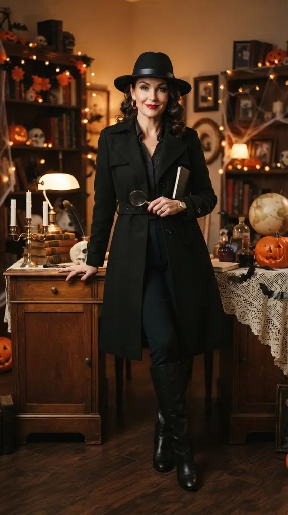 Woman wearing detective Hallowee… 202609071015