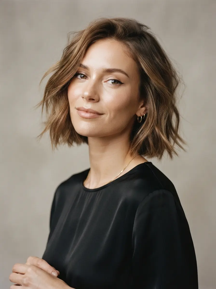 23 Choppy Bob Hairstyles for Fine Hair 3 choppy bob hairstyles for fine hair 516