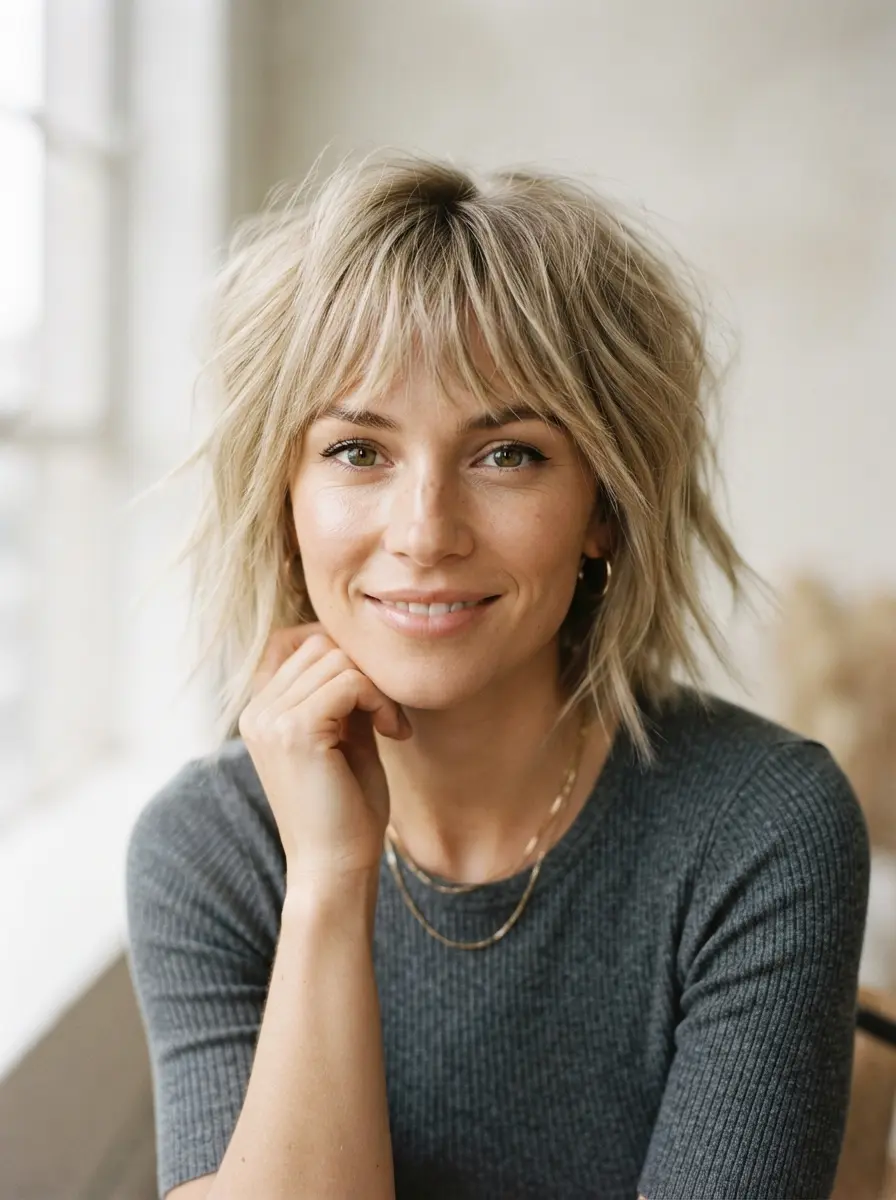23 Choppy Bob Hairstyles for Fine Hair 11 choppy bob hairstyles for fine hair 525