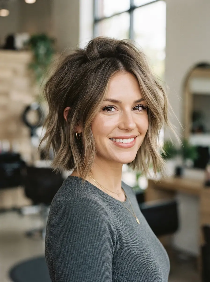23 Choppy Bob Hairstyles for Fine Hair 23 choppy bob hairstyles for fine hair 537
