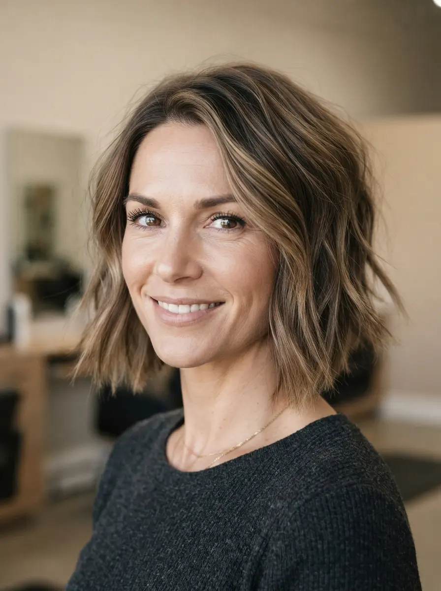 23 Choppy Bob Hairstyles for Fine Hair for Fuller, Bouncier Hair 2 choppy bob hairstyles for fine hair 539