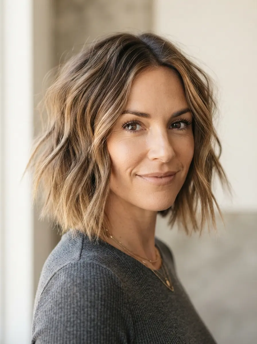 23 Choppy Bob Hairstyles for Fine Hair for Fuller, Bouncier Hair 3 choppy bob hairstyles for fine hair 540