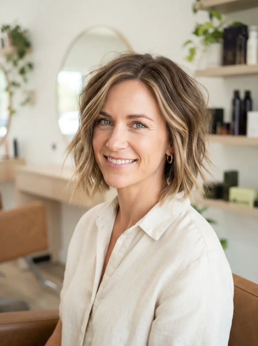 23 Choppy Bob Hairstyles for Fine Hair for Fuller, Bouncier Hair 7 choppy bob hairstyles for fine hair 544