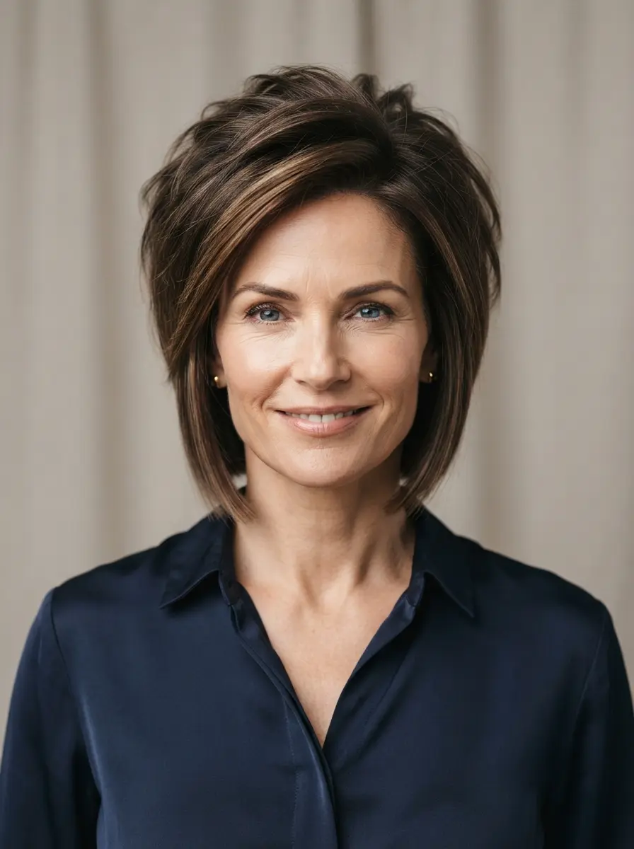 23 Choppy Bob Hairstyles for Fine Hair for Fuller, Bouncier Hair 14 choppy bob hairstyles for fine hair 551