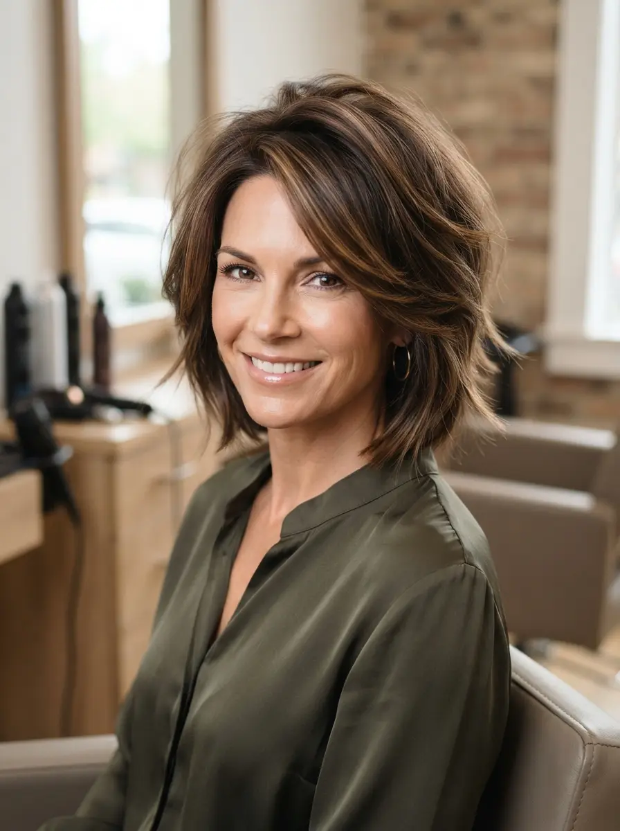 23 Choppy Bob Hairstyles for Fine Hair for Fuller, Bouncier Hair 15 choppy bob hairstyles for fine hair 552