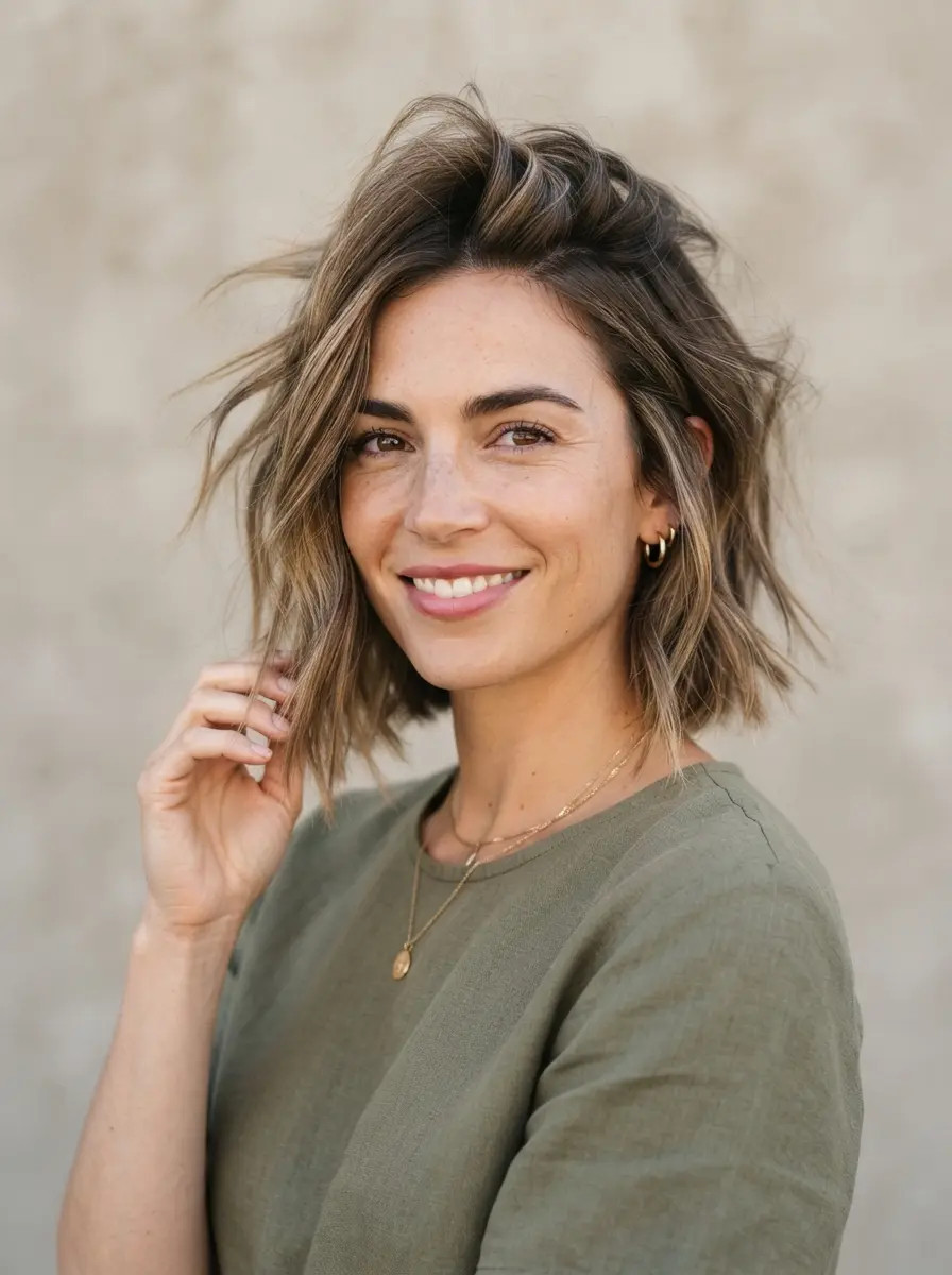 23 Choppy Bob Hairstyles for Fine Hair for Fuller, Bouncier Hair 17 choppy bob hairstyles for fine hair 554