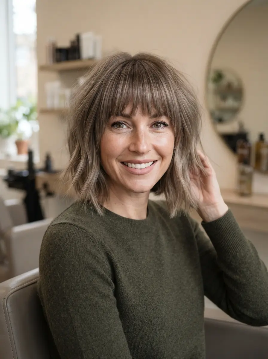 23 Choppy Bob Hairstyles for Fine Hair for Fuller, Bouncier Hair 18 choppy bob hairstyles for fine hair 555