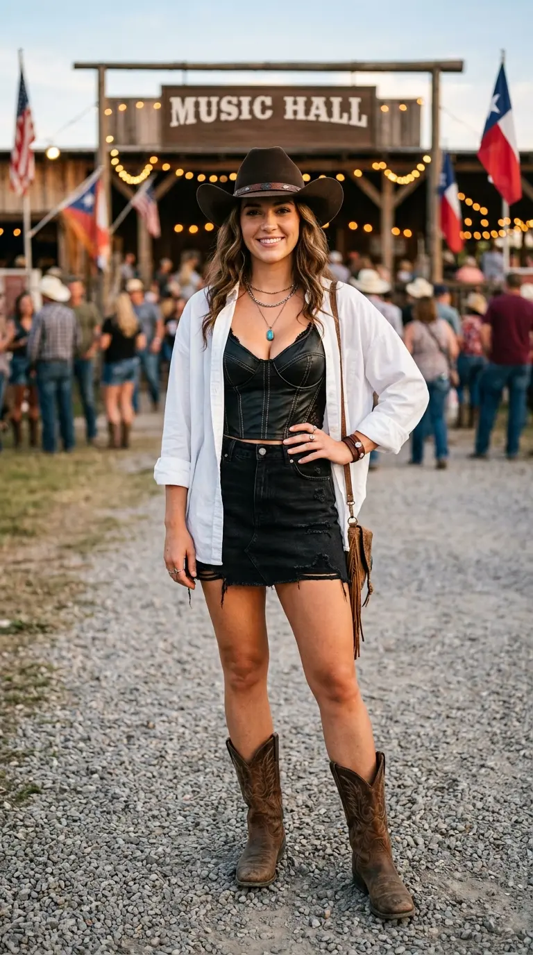 18 Country Concert Outfits to Turn Heads, Dance All Night & Own the Rodeo 15 country concert outfits 2982