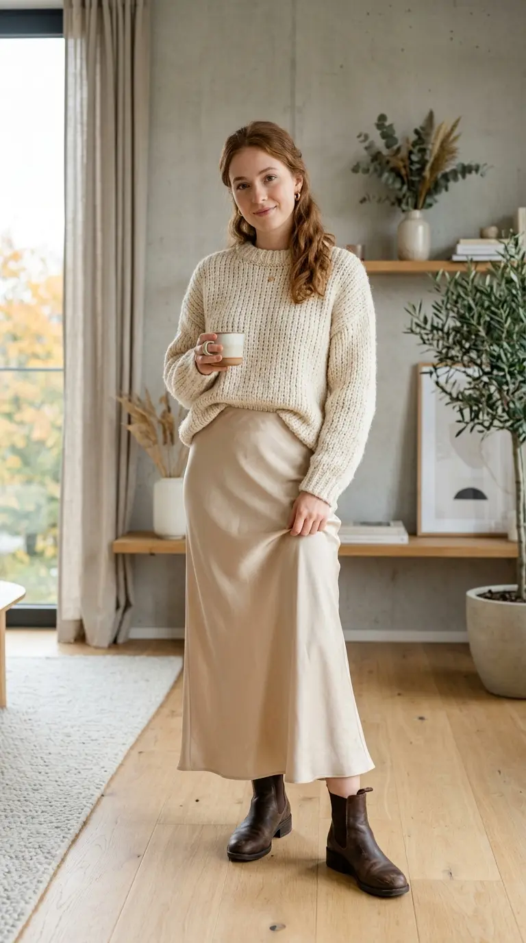 19 Cozy Fall Outfits for Effortlessly Chic Sweater Weather 16 cozy fall outfits for effortlessly chic sweater we 2709