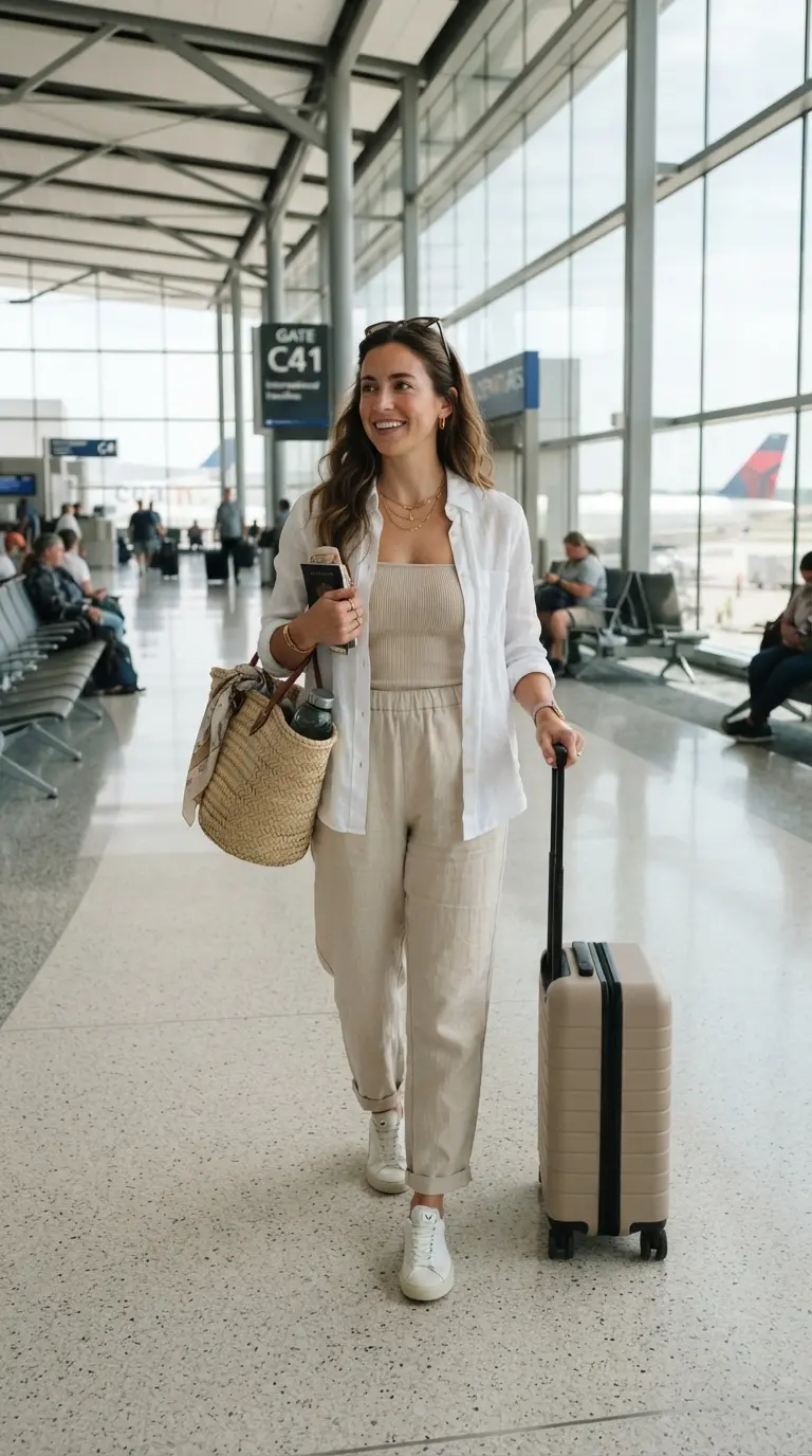 cute comfy airport outfits for efforic effortl 1362