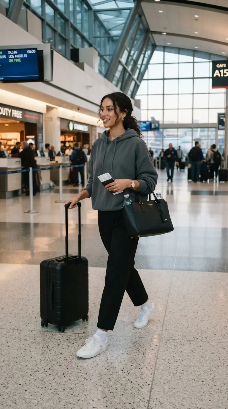 cute comfy airport outfits for efforic effortl 1370