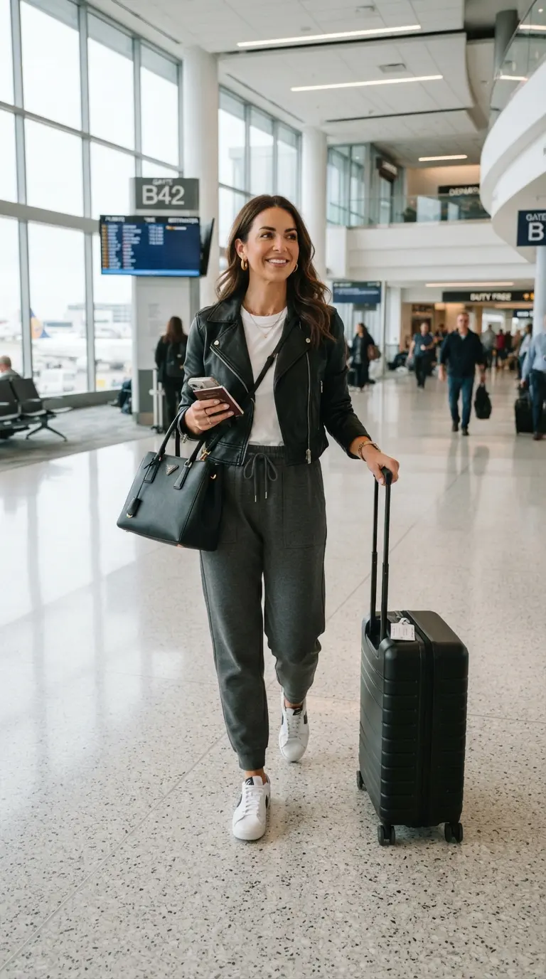 cute comfy airport outfits for efforic effortl 1374