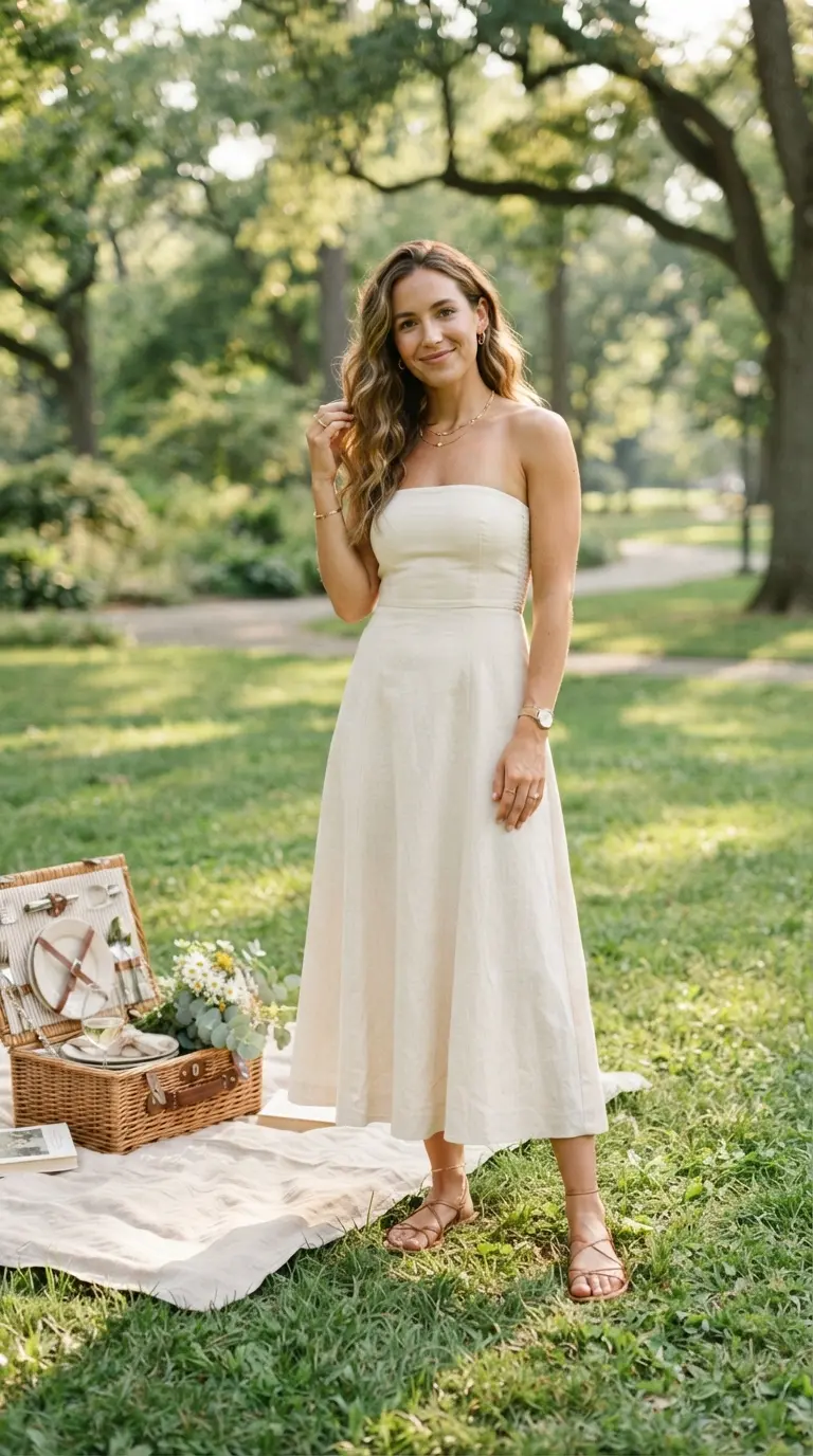 20 Cute Picnic Date Outfits That Feel Effortless, Romantic & Stylish 8 cute picnic date outfits 1143