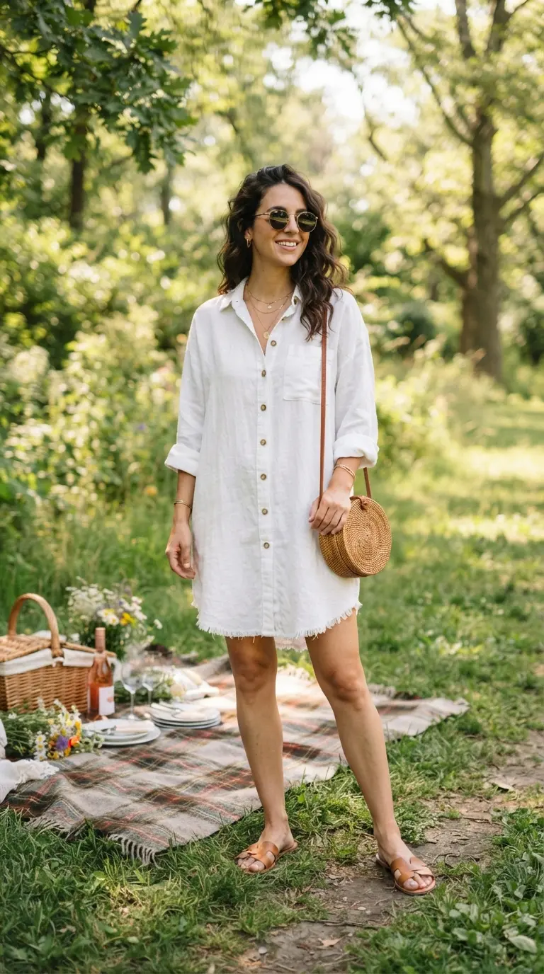 20 Cute Picnic Date Outfits That Feel Effortless, Romantic & Stylish 15 cute picnic date outfits 1150