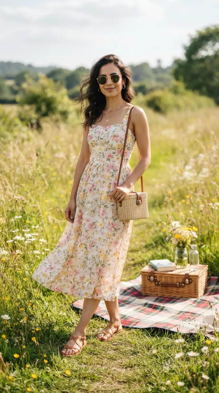 20 Cute Picnic Date Outfits That Feel Effortless, Romantic & Stylish 20 cute picnic date outfits 1155