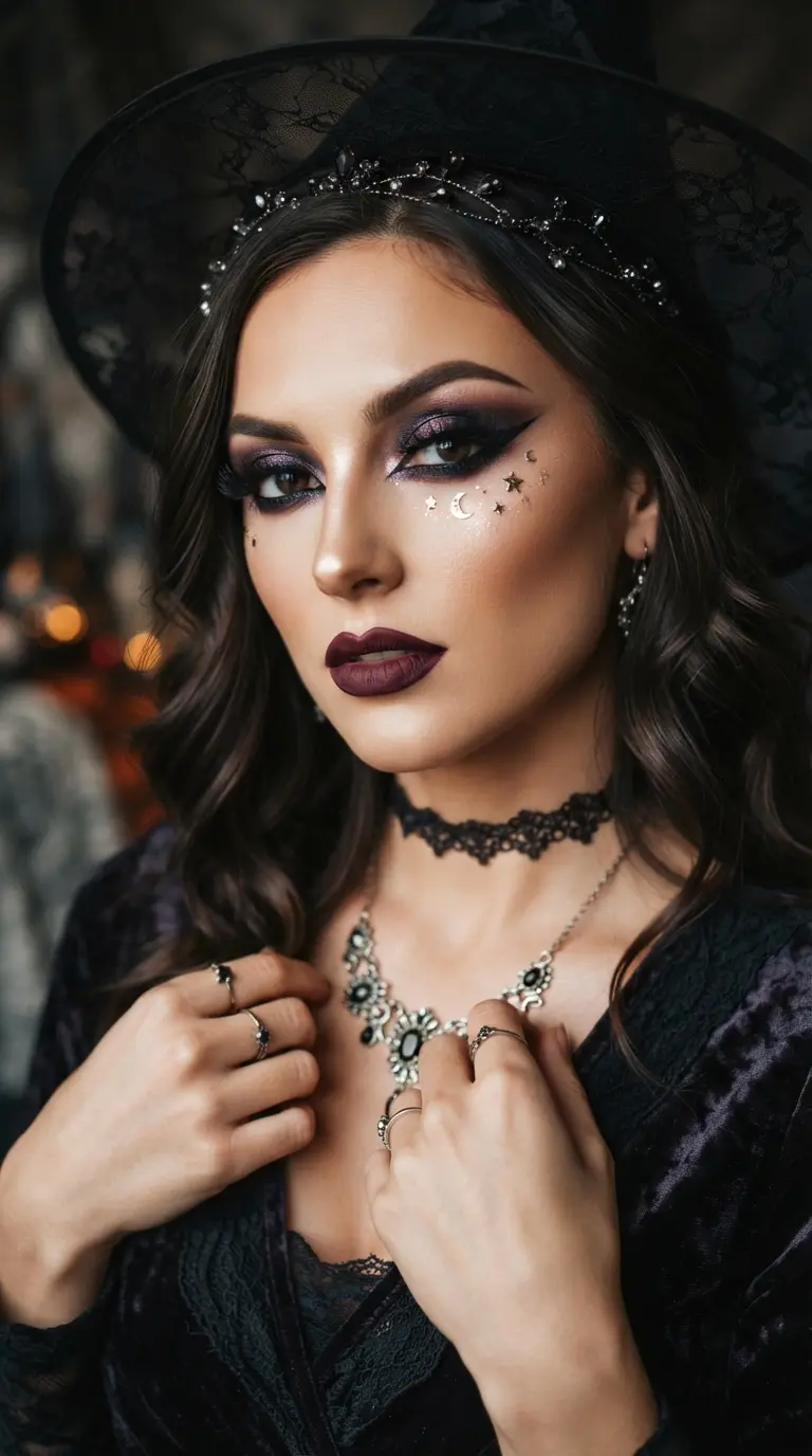 33 Dreamy Cute Halloween Makeup Looks Ideas for a Dramatic Showstopper Style 7 dreamy cute halloween makeup looks ideas 3284
