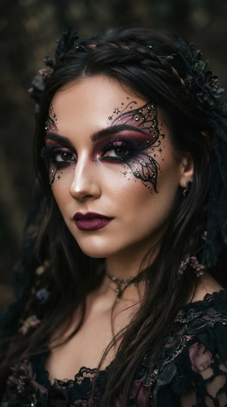 33 Dreamy Cute Halloween Makeup Looks Ideas for a Dramatic Showstopper Style 24 dreamy cute halloween makeup looks ideas 3301