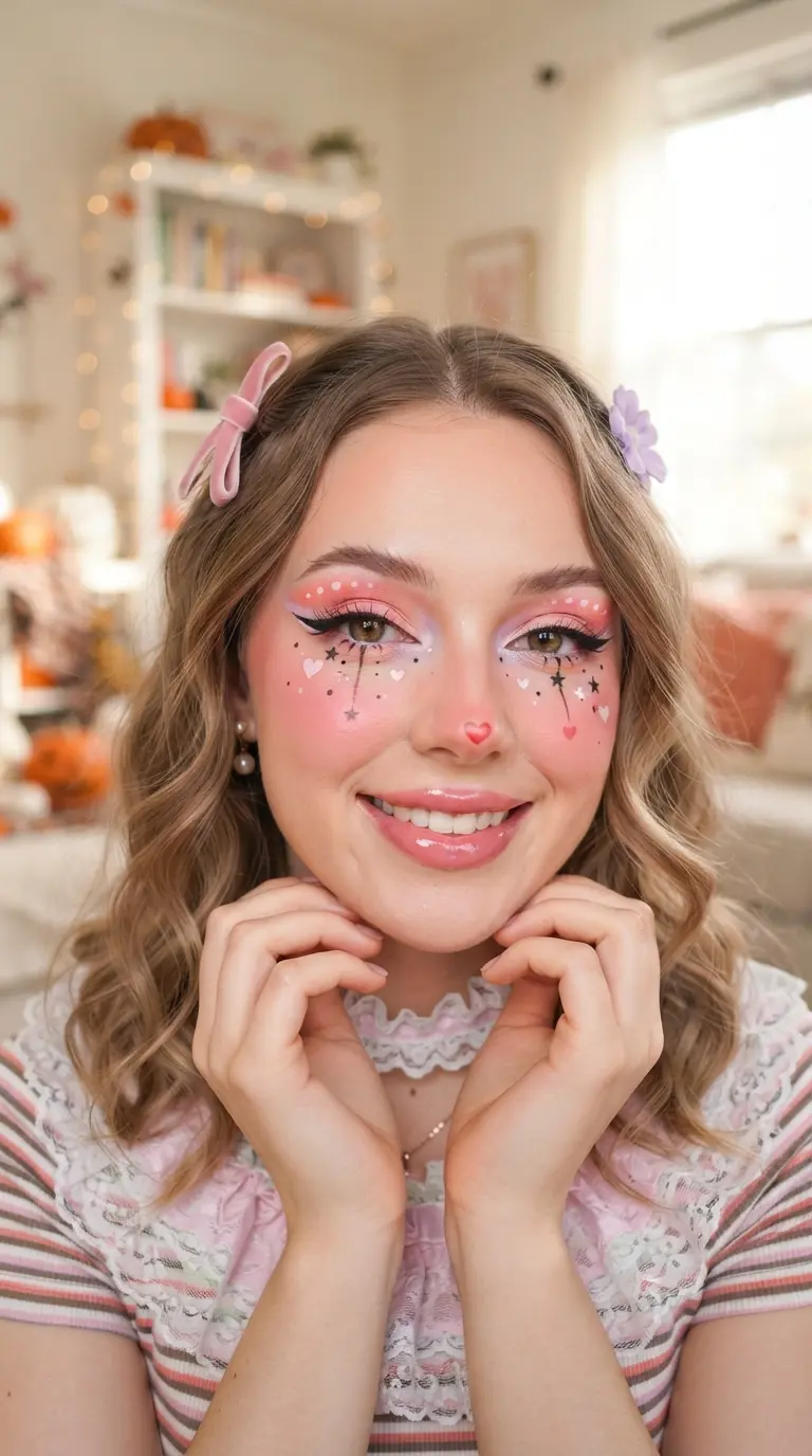 33 Dreamy Cute Halloween Makeup Looks Ideas for a Dramatic Showstopper Style 27 dreamy cute halloween makeup looks ideas 3304