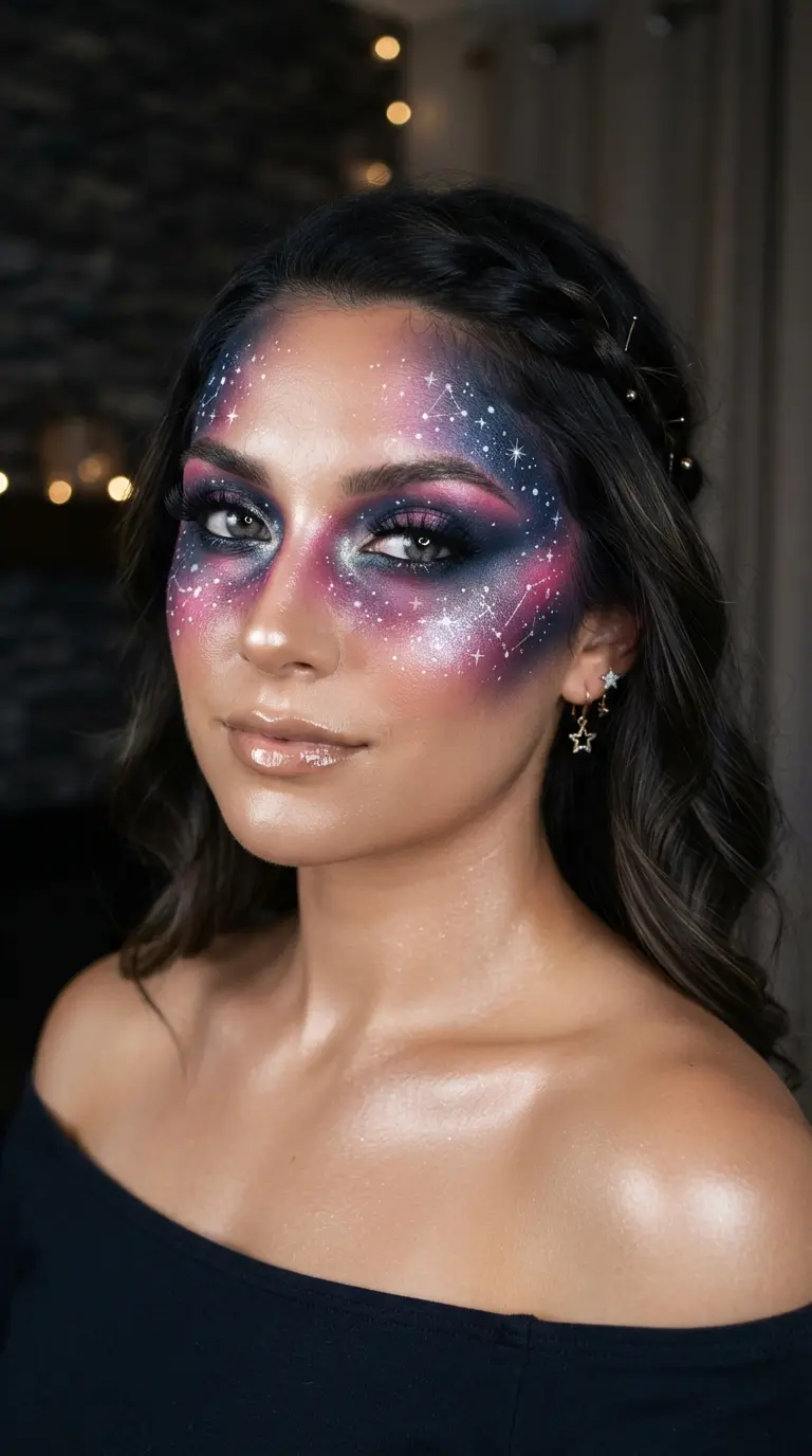 33 Dreamy Cute Halloween Makeup Looks Ideas for a Dramatic Showstopper Style 34 dreamy cute halloween makeup looks ideas 3311