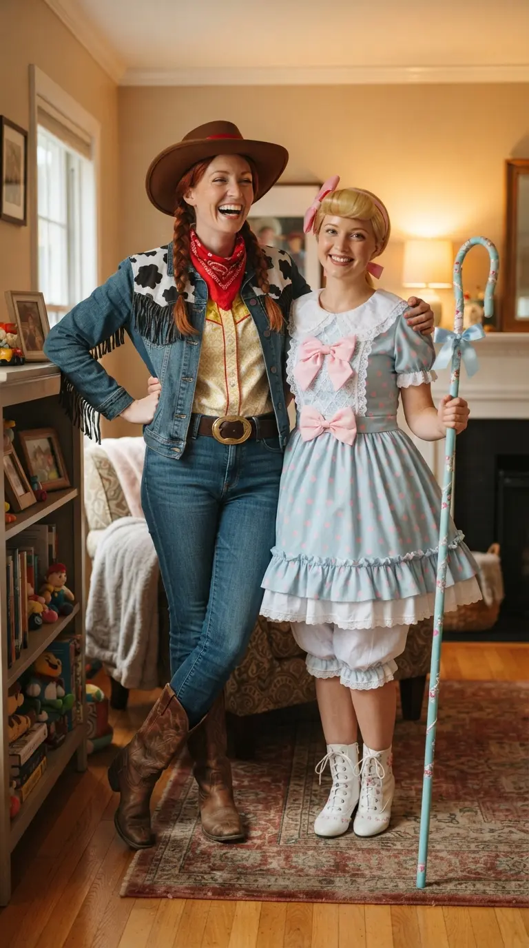 47 Duo Halloween Costumes for Best Friends Who Want to Steal the Spotlight 17 duo halloween costumes bff 2170