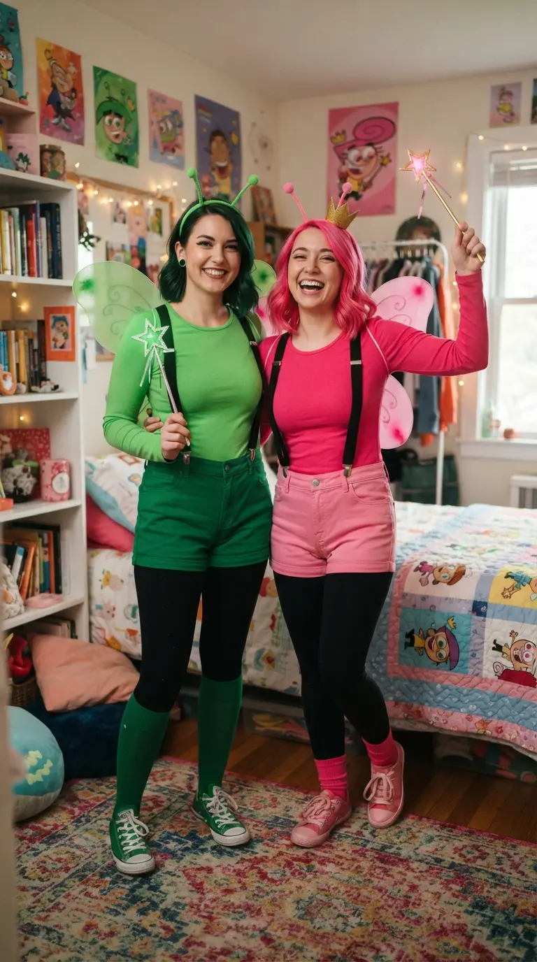 47 Duo Halloween Costumes for Best Friends Who Want to Steal the Spotlight 43 duo halloween costumes bff 2196