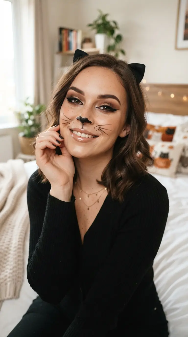 18 Easy Halloween Makeup Ideas: Makeup Inspiration for a Jaw-Dropping Halloween Look 6 easy halloween makeup ideas 3265
